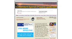 Desktop Screenshot of independent-spanish-property-guide.com